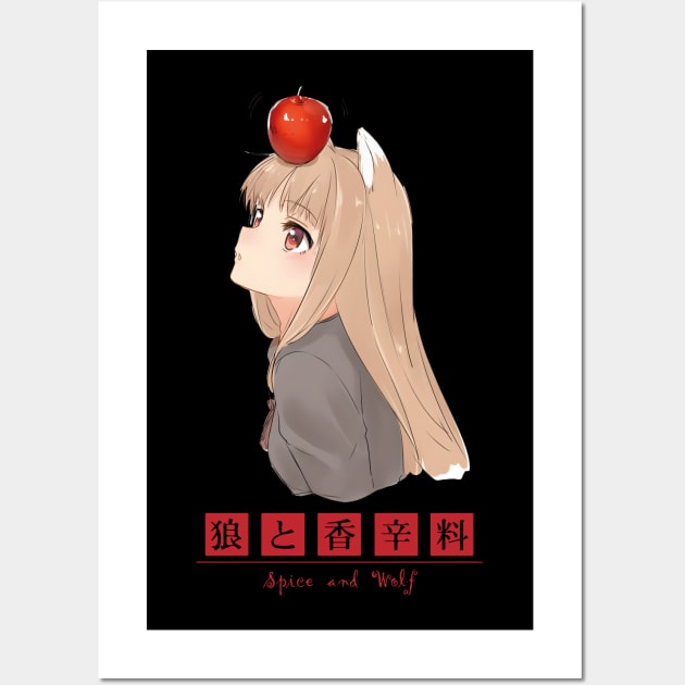 Spice and Wolf Wall Art by Tazlo